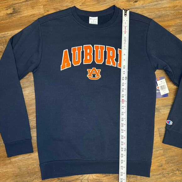 Champion Unisex blue AUBURN university SWEATSHIRT SIZE medium NWT embroidered - Picture 3 of 9